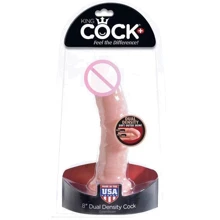 Фаллоимитатор King Cock Plus 8" Dual Density Cock 19х5 см: Назначение Вагинальные