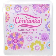 Свіжанка Ватные палочки 100 шт.: Классификация Масс-маркет