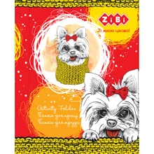 Папка для труда ZiBi LOVELY DOG, картонная, на резинке А4+ (300х212х28мм) (ZB.14931): Тип Папка для труда