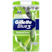 Gillette Blue 3 Sense Care Станки для бритья одноразовые 6 шт.: Вид Бритвенные станки