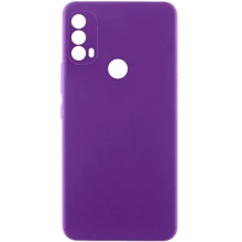 Чехол для телефонов TPU Case Getman Liquid Silk Full Camera Purple for Motorola E40: Совместимость Motorola E40