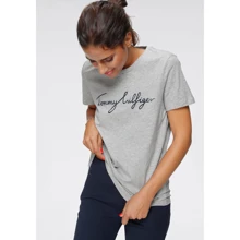 Футболка Tommy Hilfiger 15724164 L серая c принтом: Состав Хлопок
