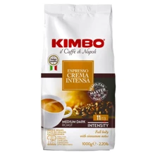 Кофе Kimbo Crema Intensa в зернах 1 кг (8002200140687): Вид напитка кофе в зернах
