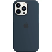 Чехол для iPhone Mobile Case Silicone Case Full Protective Abyss Blue for iPhone 13 Pro: Цвет синий