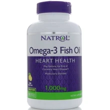 Natrol Omega-3 Fish Oil 1,000 mg 150 Softgels Natural Lemon Flavor Рыбий жир в капсулах: Тип Омега 3