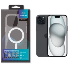 Чехол для iPhone Monblan Crystal Case Magnetic Transparent for iPhone 15: Цвет прозрачный