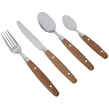 Набір столових приладів Gimex Cutlery Nature 16 Pieces 4 Person Wood (6960904): Найменування Набор столовых приборов
