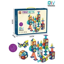 Конструктор DIY Magnetic 130 деталей (66860 A): Количество деталей, шт. 130