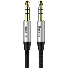 Кабель Baseus Audio Cable AUX 3.5mm Jack M30 Yiven 1m Black (CAM30-BS1): Тип Mini-jack 3.5mm M - Mini-jack 3.5mm M