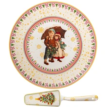 Страва для торта з лопаткою Lefard Vintage 27 см (924-815): Виробник Lefard