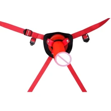Страпон CHISA Hot Storm Thumper Strap-on, красный: Для кого Для женщин
