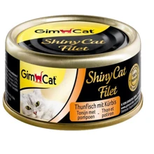 Влажный корм GimCat Shiny Cat Filet с тунцом и тыквой для кошек 70g (4002064412917): Тип Консервы