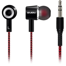 Наушники SVEN E-108 Black-Red: Тип конструкции вакуумные