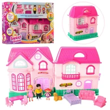 Домик LimoToy 16526A фигурки 4шт, мебель, звук, свет: Производитель Limo toy