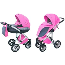 Коляска (для двойни) Roxbaby Fashion Pink (розовый): Тип коляски для двойни