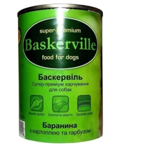 Влажный корм для собак Baskerville баранина-картофель 0.8 кг (21528): Тип Влажный корм