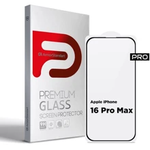 Защитное стекло для iPhone ArmorStandart Tempered Glass Pro Black for iPhone 16 Pro Max (ARM78511): Тип защиты экрана на экран