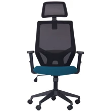 Кресло AMF Lead Black HR сиденье SM 2328/спинка Сетка HY-100 Черный (296677): Тип для персонала
