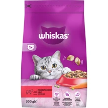 Сухой корм для взрослых кошек Whiskas с говядиной 300г (5900951014031): Тип Сухой корм