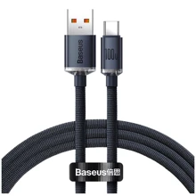 Кабель Baseus USB Cable to USB-C Crystal Shine Series 100W 1.2m Black (CAJY000401): Тип USB Cable - USB-C
