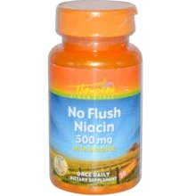 Thompson No Flush Niacin 500 mg 30 Veggie Caps Витамин B3: Тип Витамин B