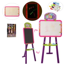 Детский двухсторонний мольберт 3 в 1 Yi Ma Toys (YM824(Violet)): Производитель YI MA TOYS