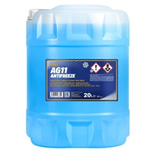 Антифриз Mannol 4011 Longterm Antifreeze AG11 -40°C 20л синий готовый раствор (MN4011-20): undefined undefined