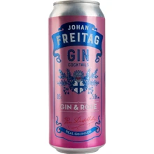 Слабоалкогольный напиток Johan Freitag Gin & Rose, 5% 0.5л (PLK6419800155348): Объем, л 0.5