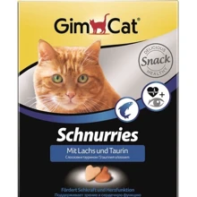 Gimborn GimCat Schnurries Сердечки для котов со вкусом лосося 650 шт. (4002064409382): Вид Таблетки