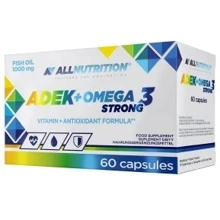 All Nutrition ADEK + Omega 3 Strong Витамины A, D, E, K+Омега 3, 60 caps: Пол Унисекс