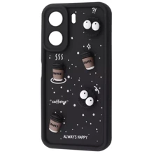 Чохол для телефона Mobile Case Pretty Things Black/Coffee для Xiaomi Redmi 13C 4G / Poco C65: Сумісність Xiaomi Redmi 13C 4G / Poco C65
