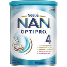 Суміш суха молочна Nestle NAN 4 OPTIPRO® для дітей від 18 місяців, 800 г (7613034698926): Тип Суміші молочні
