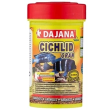 Корм для дрібних та середніх цихлід Dajana Cichlid Gran у гранулах 250 мл/120 г (DP102B (5030)): Вид корму Гранулы