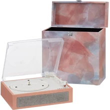 Виниловый проигрыватель Crosley Fusion Turntable + Case Combo (Watercolor): Привод ременной
