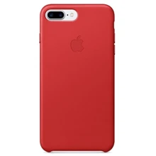 Чохол для iPhone Apple Leather Case (PRODUCT) Red (MMYK2/MQHN2) for iPhone 8 Plus/iPhone 7 Plus: Колір червоний