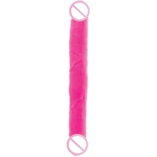 Pipedream Double Dillio 12 Inch - двойной фаллоимитатор, 30.5х3.4 см, розовый: Назначение Для двойного проникновения