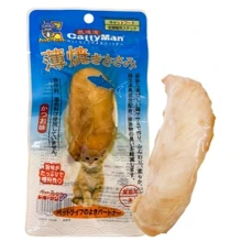 Лакомства для кошек CattyMan Chicken Fillet Bonito 1+1 запеченное 2 шт. х 26 г (57328): Вид Снеки
