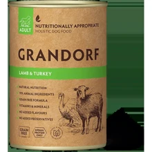Влажный корм для взрослых собак Grandorf Lamb & Turkey Adult с ягненком и индейкой 400 г (5407007852130): Тип Влажный корм