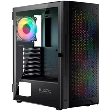 Корпус Logic concept ARAMIS MESH+GLASS ARGB fans 4x120mm BLACK (AT-ARAMIS-10-0000000-0002): Форм-фактор материнської плати ATX / Micro-ATX / Mini-ITX