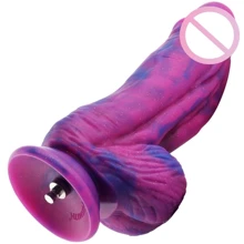 Фаллоимитатор для секс-машин Hismith 9.45" Silicone Fantasy Series Dildo, система крепления KlicLok, диаметр 6.8 см, длина 24 см: Назначение Вагинальные