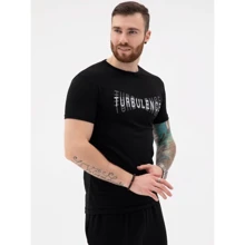 Футболка ISSA PLUS GN4-24 S темно-синя з принтом: Вид Футболки