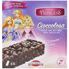Батончик Dolci Preziosi Principesse пшенично-рисовий з какао, шоколадом та вітамінами 120 г (8023637000276): Вага, г 120
