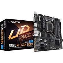 GIGABYTE B660M DS3H DDR4: Оперативная память 4xDDR4 5333 МГц, до 128 ГБ
