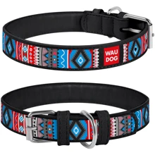 Ошейник WAUDOG Design c рисунком "Этно"12 мм 19-25 см черный (37371): Производитель WAUDOG