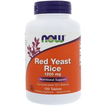 NOW Foods RED YEAST RICE 600 MG ORG 120 VCAPS Красный дрожжевой рис: Форма выпуска Капсулы