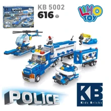 Конструктор LimoToy полицейская техника, 5 в 1, 616 дет. (KB 5002): Производитель LimoToy