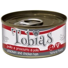 Вологий корм Tobias з куркою та шинкою 85 г (A1018781): Тип Влажный корм