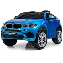 Детский электромобиль Джип Bambi Racer BMW X6M, синий (JJ2199EBLRS-4): Вид джип