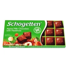 Шоколад Schogetten Alpine Milk with Hazelnuts 100 г (DL5002): Вага, г 100