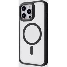 Чехол для iPhone Proove Clear Essence Case with Magnetic Ring Black for iPhone 15 Pro Max: Цвет черный